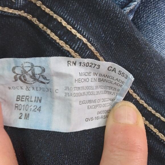 J458 Rock Republic Jeans Berlin size 2 - Picture 6 of 7